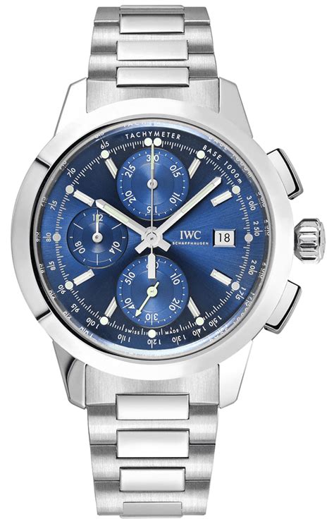 iwc ingenieur iw380802|IWC Ingenieur Chronograph Automatic Blue Dial Men's Watch .